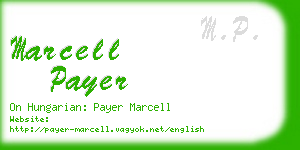 marcell payer business card